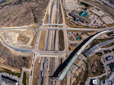 I-35W at SH 170 looking north