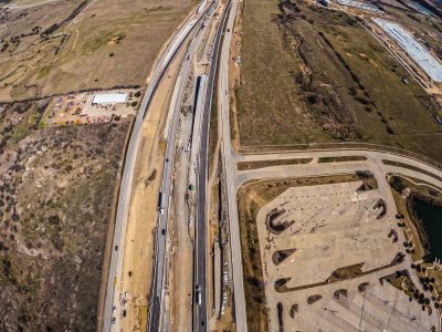 I-35W between SH 170 and Westport Pkwy. looking north
