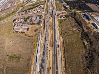 I-35W between SH 170 and Westport Pkwy. looking north