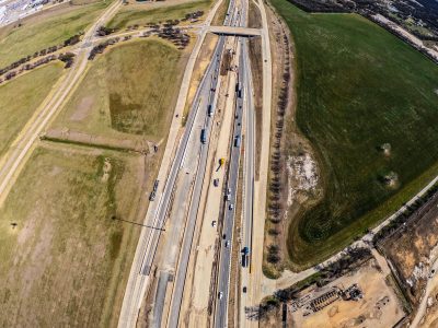 I-35W between Westport Pkwy. and Alliance Blvd. looking north