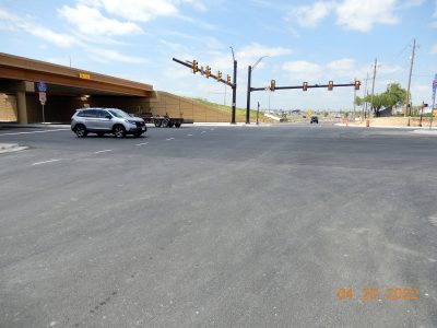 Work on Mark IV Pkwy. at I-820
