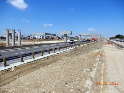 Work on I-35W between N Tarrant Pkwy. and Heritage Trace Pkwy. 