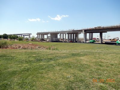 Work at the I-35W/SH 170 interchange