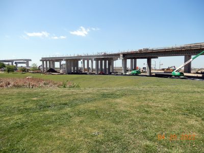 Work at the I-35W/SH 170 interchange