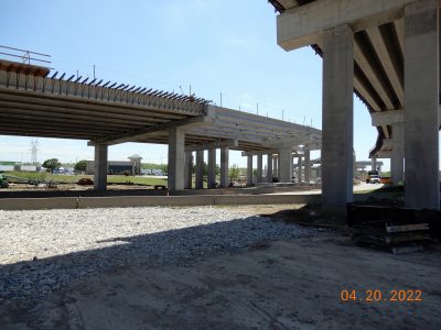 Work at the I-35W/SH 170 interchange