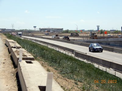 Work on I-35W between SH 170 and Westport Pkwy. 