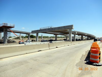 Work at the I-35W/SH 170 interchange