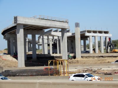 Work at the I-35W/SH 170 interchange