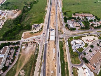 I-35W at Westport Pkwy. looking south