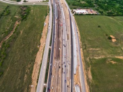 I-35W between SH 170 and Westport Pkwy. looking south