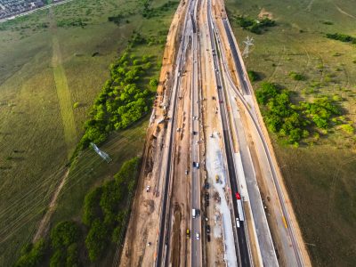 I-35W just south of SH 170 looking south
