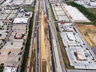 I-35W between N Tarrant Pkwy. and Heritage Trace Pkwy. looking south