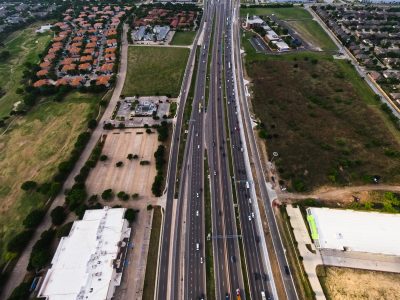 I-35W south of Western Center Blvd. looking south
