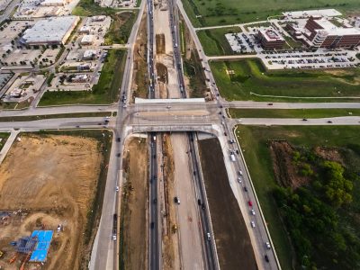 I-35W at N Tarrant Pkwy. looking north