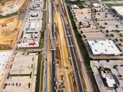 I-35W between N Tarrant Pkwy. and Heritage Trace Pkwy. looking north