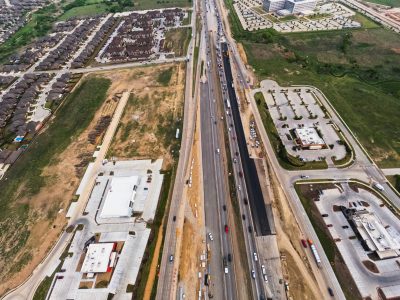I-35W just north of Heritage Trace Pkwy. looking north
