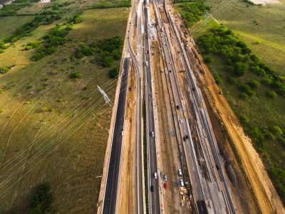 I-35W between Keller Hicks Rd. and SH 170 looking north