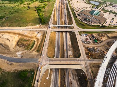 I-35W at SH 170 looking north