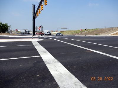Work on Mark IV Pkwy. at I-820