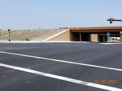 Work on Mark IV Pkwy. at I-820