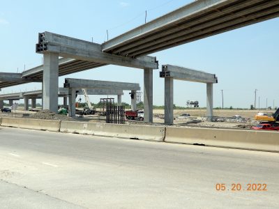 Work at the I-35W/SH 170 interchange