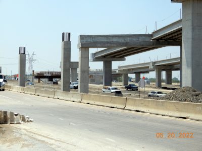 Work at the I-35W/SH 170 interchange