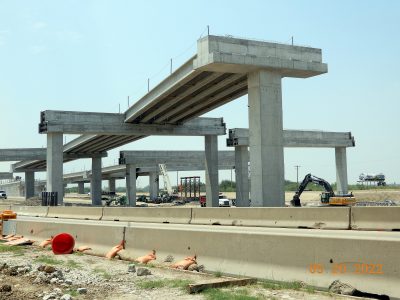 Work at the I-35W/SH 170 interchange