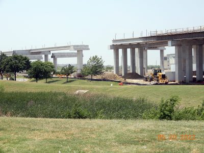 Work at the I-35W/SH 170 interchange