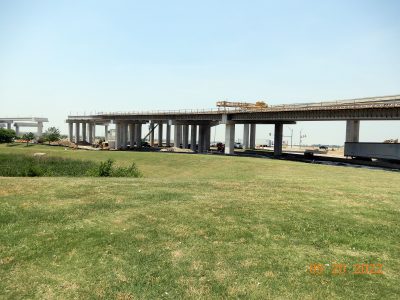 Work at the I-35W/SH 170 interchange