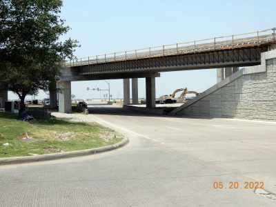 Work at the I-35W/SH 170 interchange