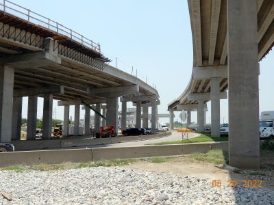 Work at the I-35W/SH 170 interchange