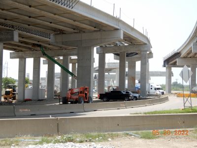 Work at the I-35W/SH 170 interchange