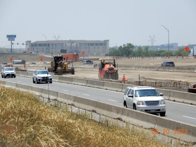 Work on I-35W between SH 170 and Westport Pkwy. 