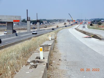 Work on I-35W between SH 170 and Westport Pkwy. 