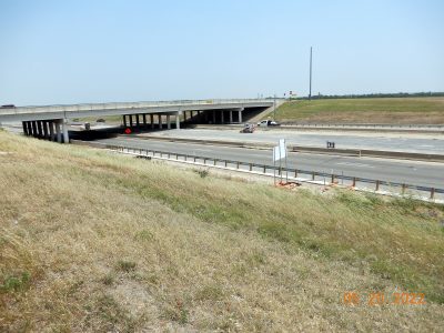 Work on I-35W near Alliance Blvd. 