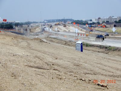 Work on I-35W between SH 170 and Westport Pkwy. 