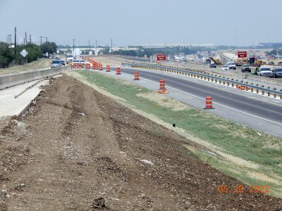 Work on I-35W between SH 170 and Westport Pkwy. 