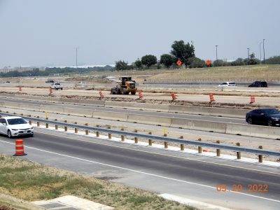 Work on I-35W between SH 170 and Westport Pkwy. 