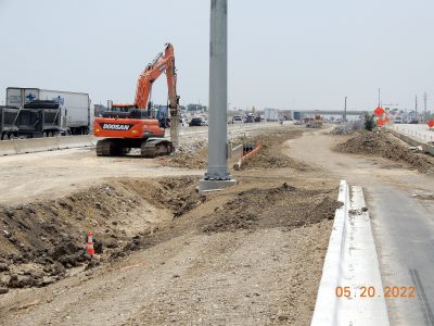 Work on I-35W between Golden Triangle Blvd. and Heritage Trace Pkwy. 