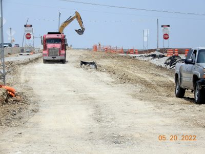 Work on I-35W near Heritage Trace Pkwy. 