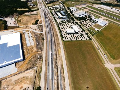 I-35W between Westport Pkwy. and Alliance Blvd. looking south