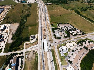 I-35W at Westport Pkwy. looking south