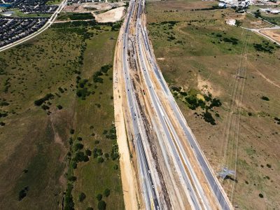I-35W between SH 170 and Keller Hicks Rd. looking south