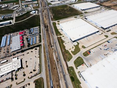 I-35W between Keller Hicks Rd. and Golden Triangle Blvd. looking south