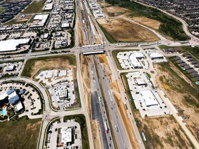I-35W at Heritage Trace Pkwy. looking south