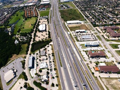 I-35W south of Western Center Blvd. looking south