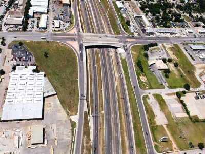 I-35W at 28th St. looking south