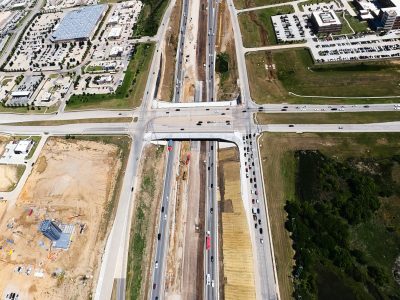 I-35W at N Tarrant Pkwy. looking north