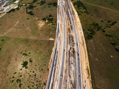 I-35W between Keller Hicks Rd. and SH 170 looking north