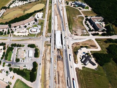 I-35W at Westport Pkwy. looking north